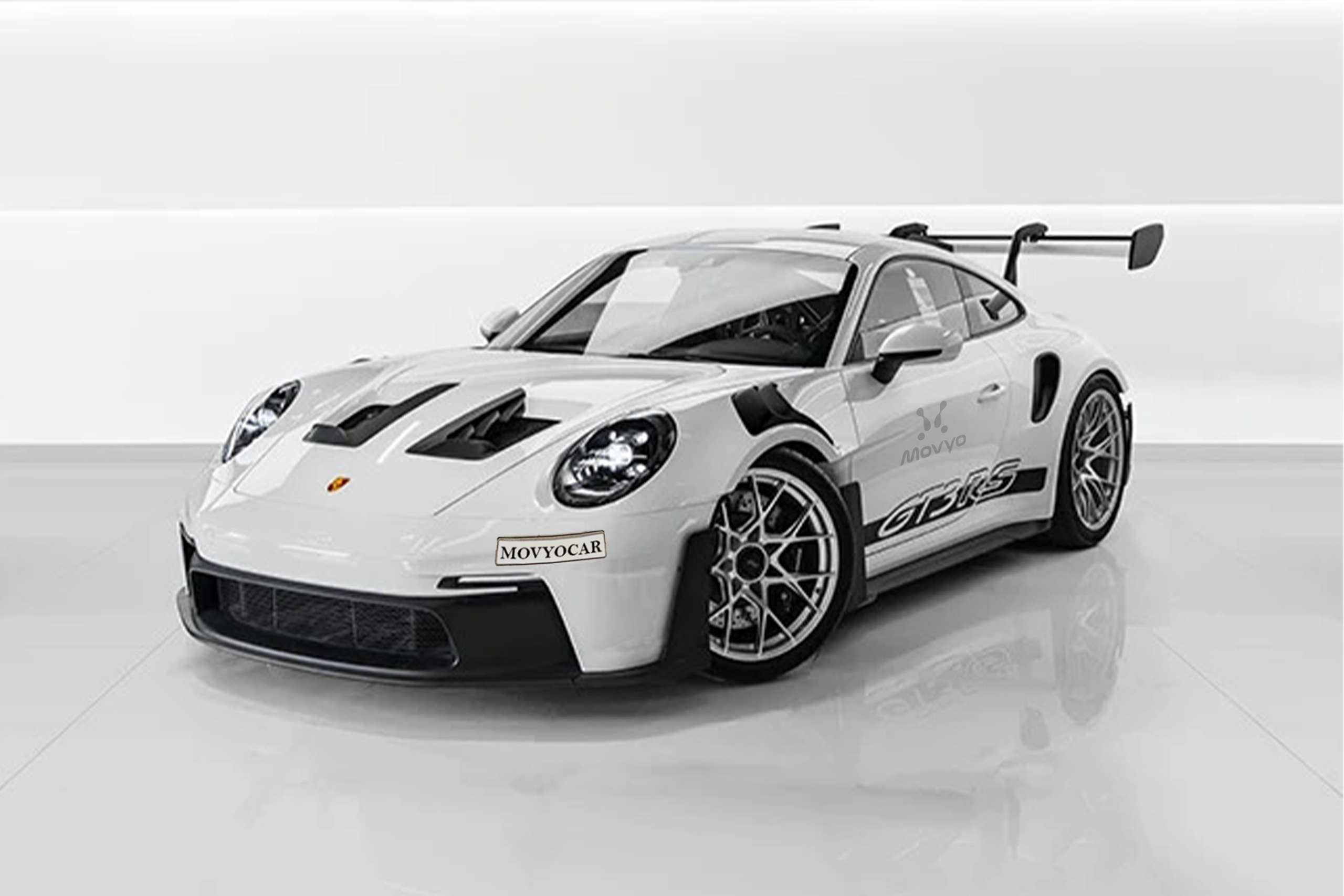 Movyocar Porsche Gt3 Rs White car rental in dubai