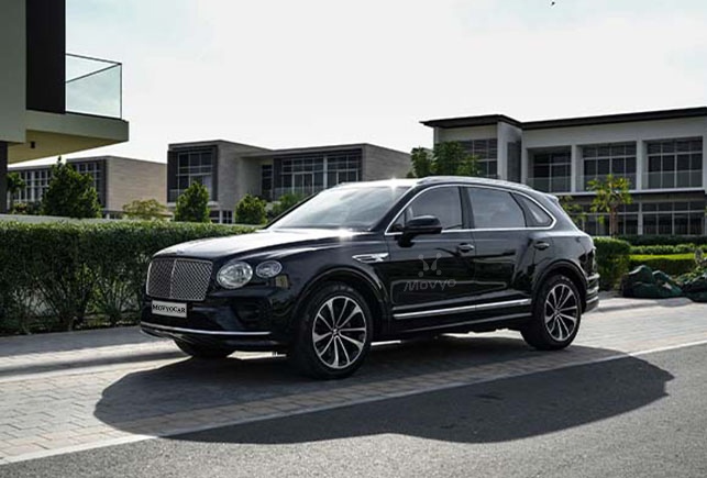 Movyocar Bentley Bentayga Black car rental in dubai