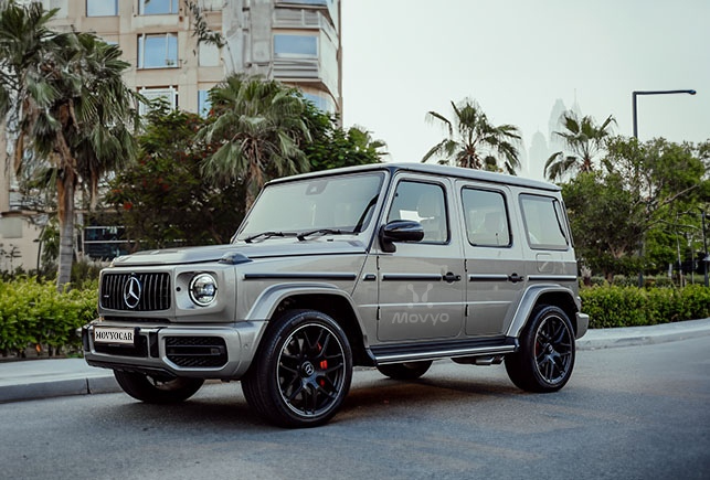 Movyocar Mercedes G63 Beige car rental in dubai