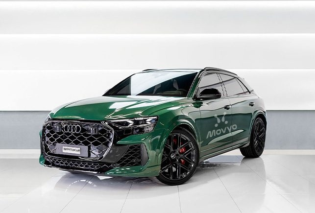 Movyocar Audi Rsq8 Performance Black car rental in dubai