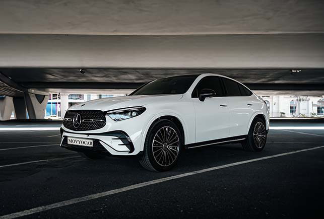 Movyocar Mercedes Glc 200 White car rental in dubai