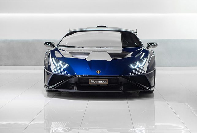 Movyocar Lamborghini Huracan Sto Blue 1 car rental in dubai