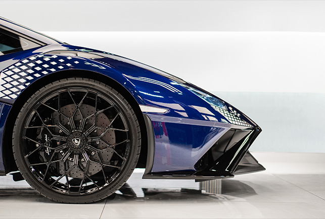 Movyocar Lamborghini Huracan Sto Blue 1 car rental in dubai