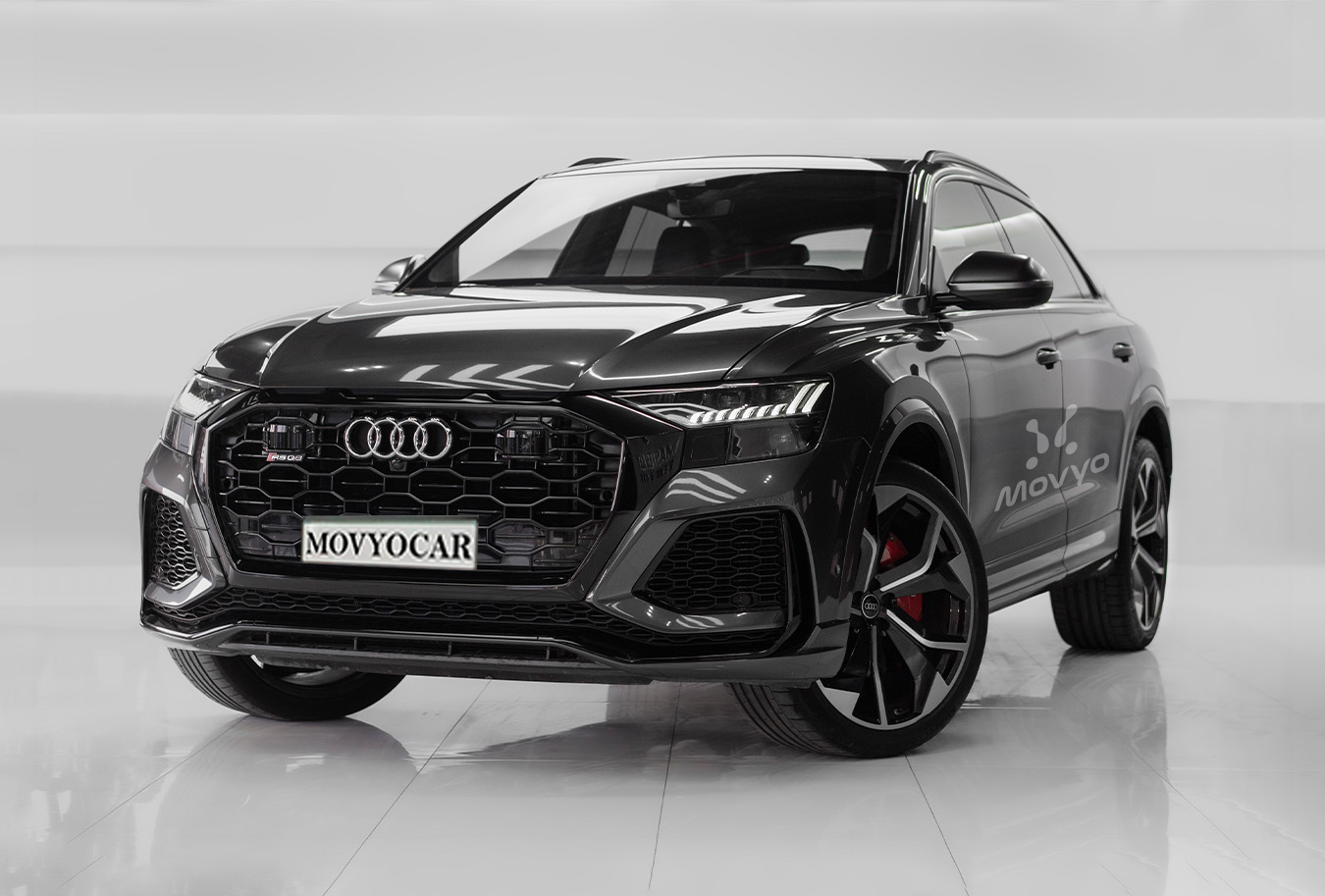 Movyocar Audi Rsq8 Gray car rental in dubai