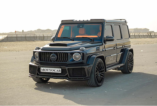 Movyocar Mercedes G63 Keyvany car rental in dubai
