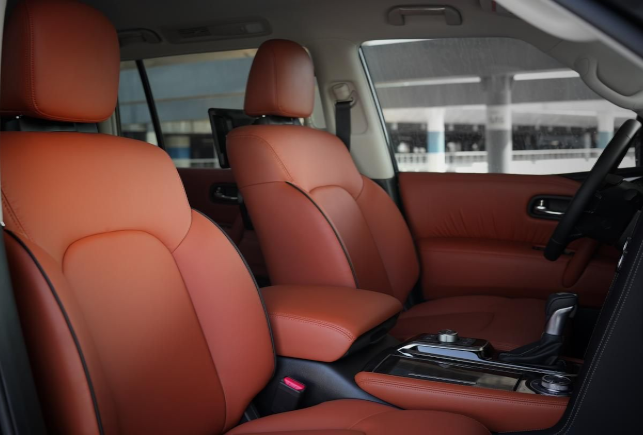 Movyocar Nissan Patrol Black car rental in dubai