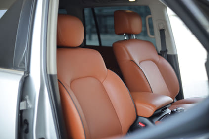 Movyocar Nissan Patrol Silver car rental in dubai