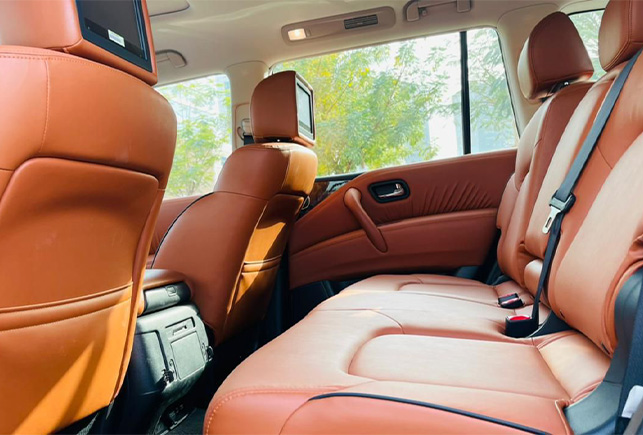 Movyocar Nissan Patrol White car rental in dubai