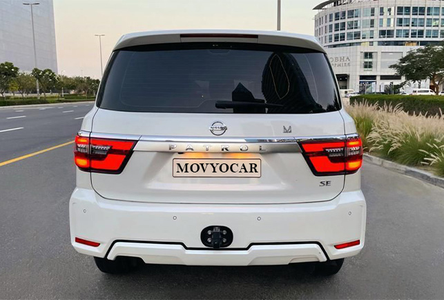 Movyocar Nissan Patrol White car rental in dubai