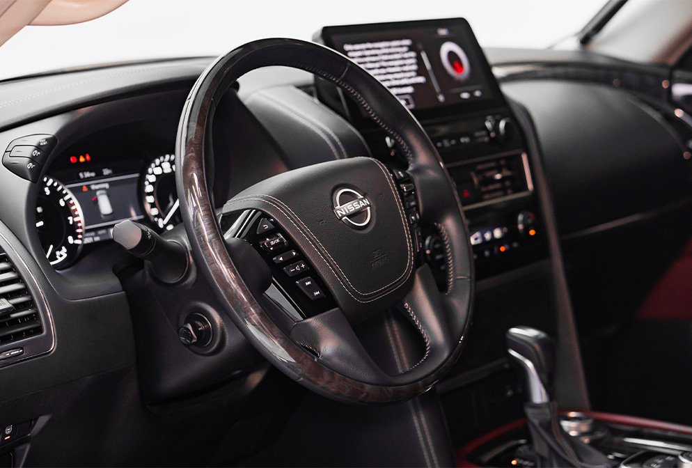 Movyocar Nissan Patrol Off White car rental in dubai