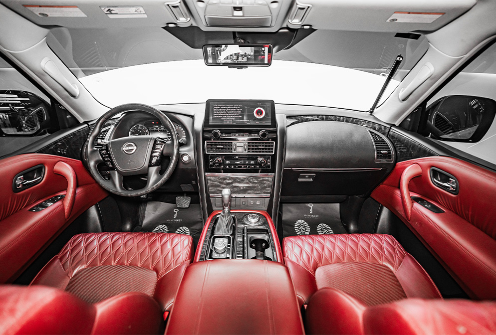 Movyocar Nissan Patrol Off White car rental in dubai