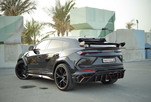 Movyocar Lamborghini Urus Mansory Gray car rental in dubai