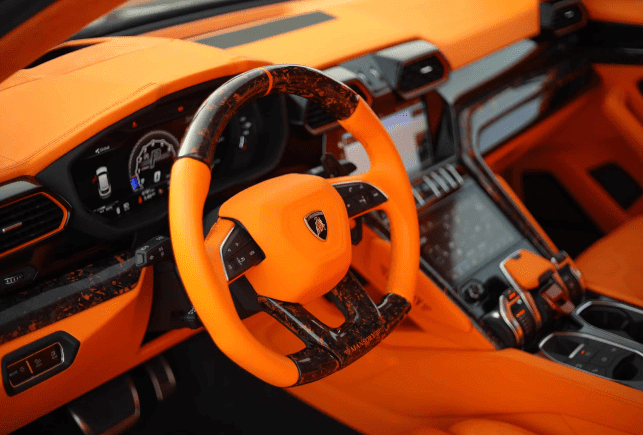 Movyocar Lamborghini Urus Mansory Gray car rental in dubai