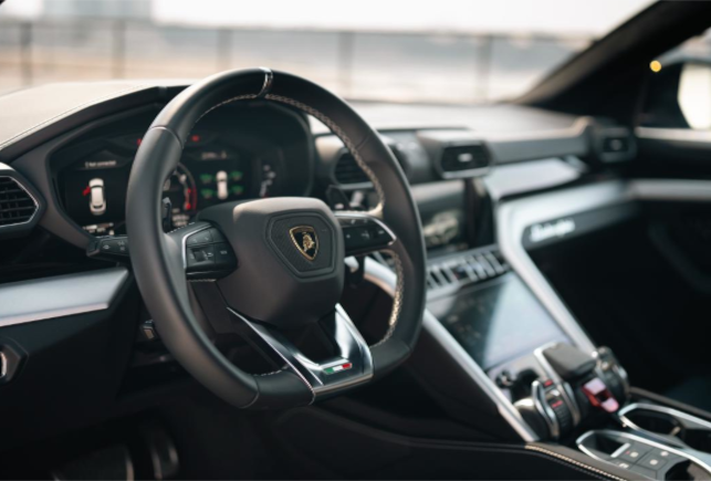 Movyocar Lamborghini Urus Purple car rental in dubai