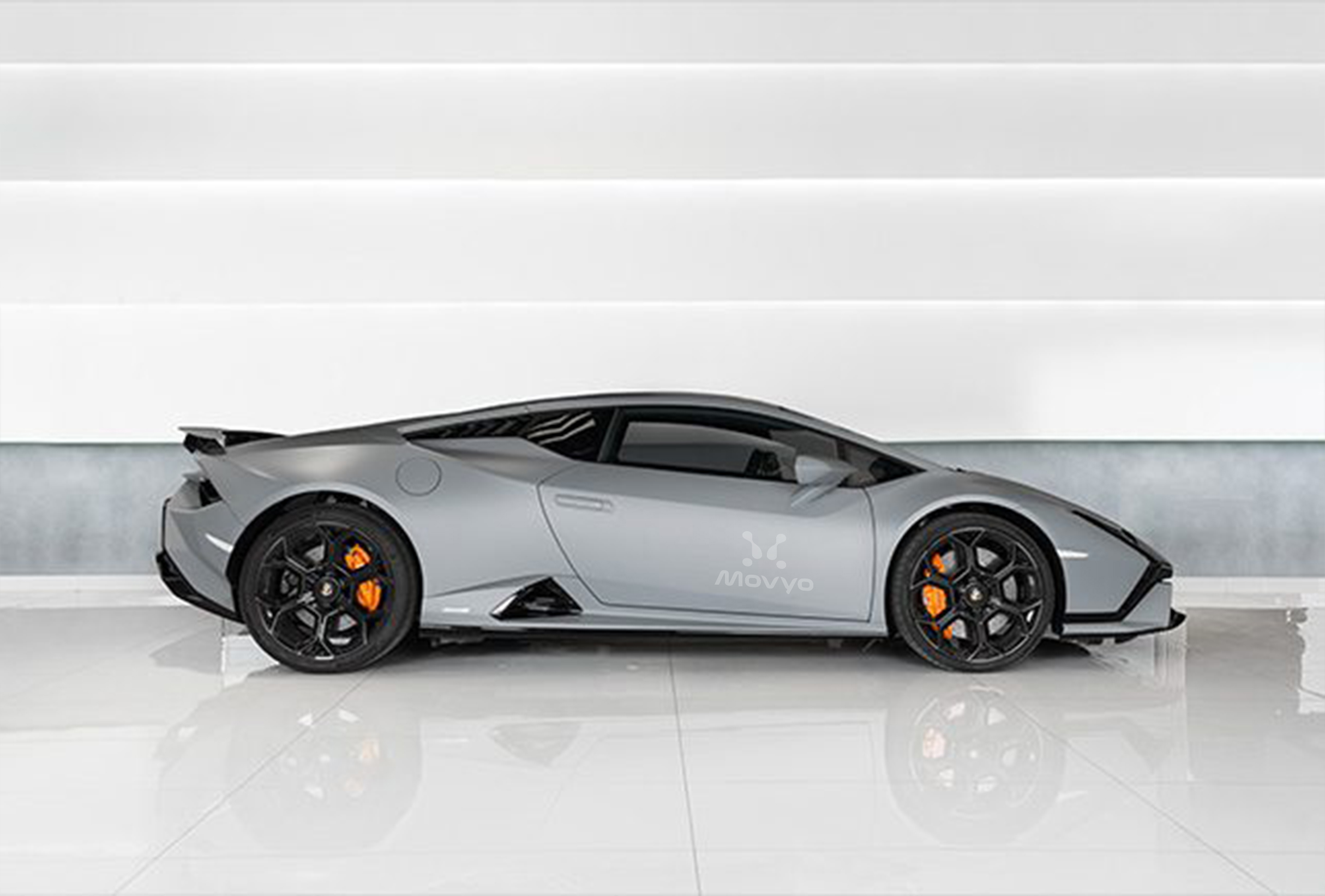 Movyocar Lamborghini Huracan Tecnica Gray car rental in dubai