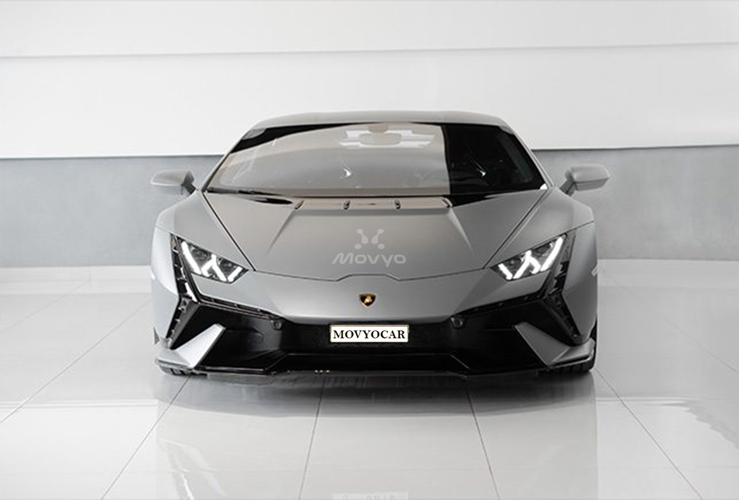 Movyocar Lamborghini Huracan Tecnica Gray car rental in dubai