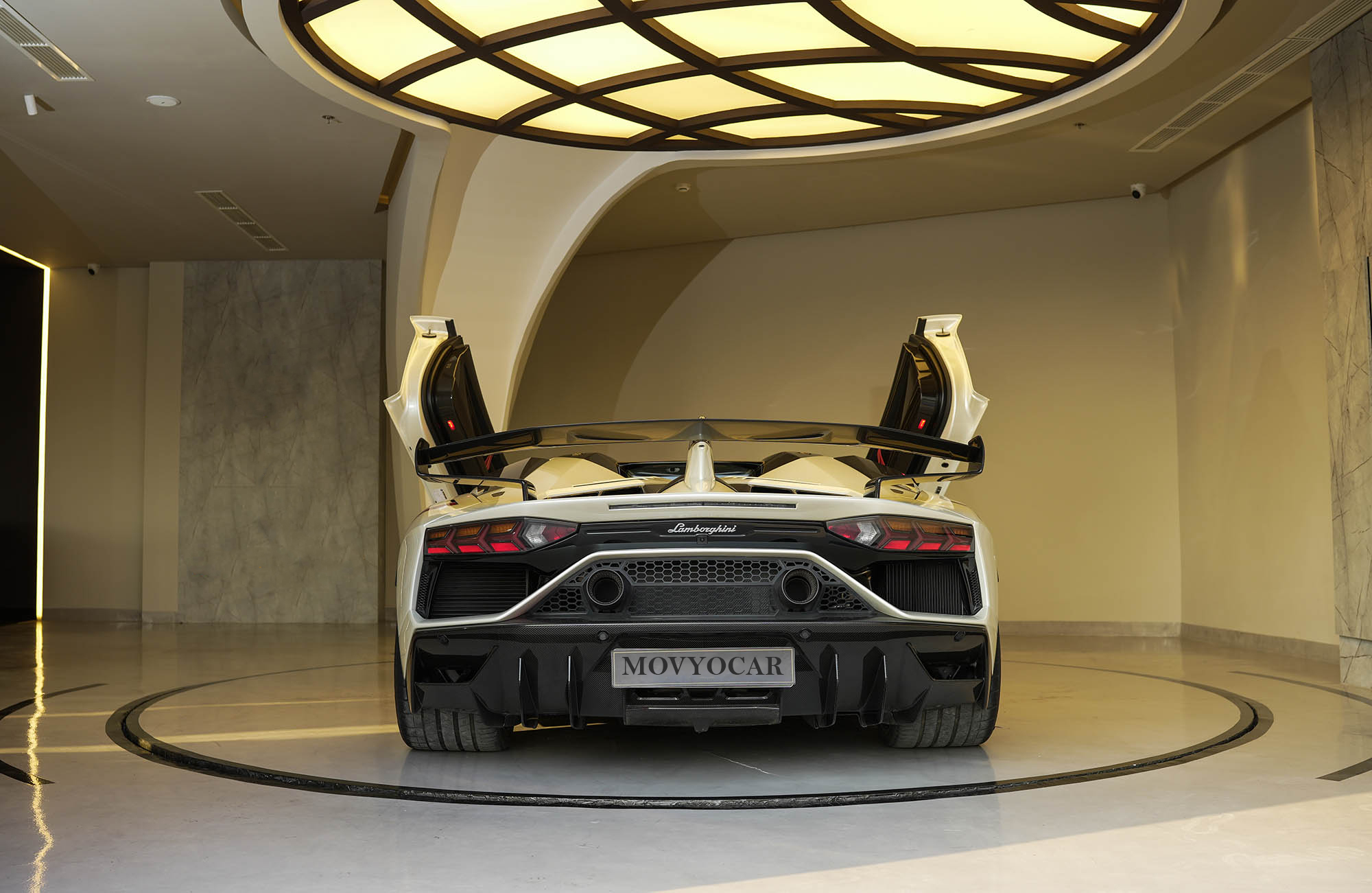 Movyocar Lamborghini Aventador Roadster Svj car rental in dubai