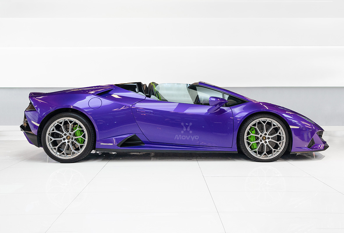 Movyocar Lamborghini Evo Joker Edition car rental in dubai