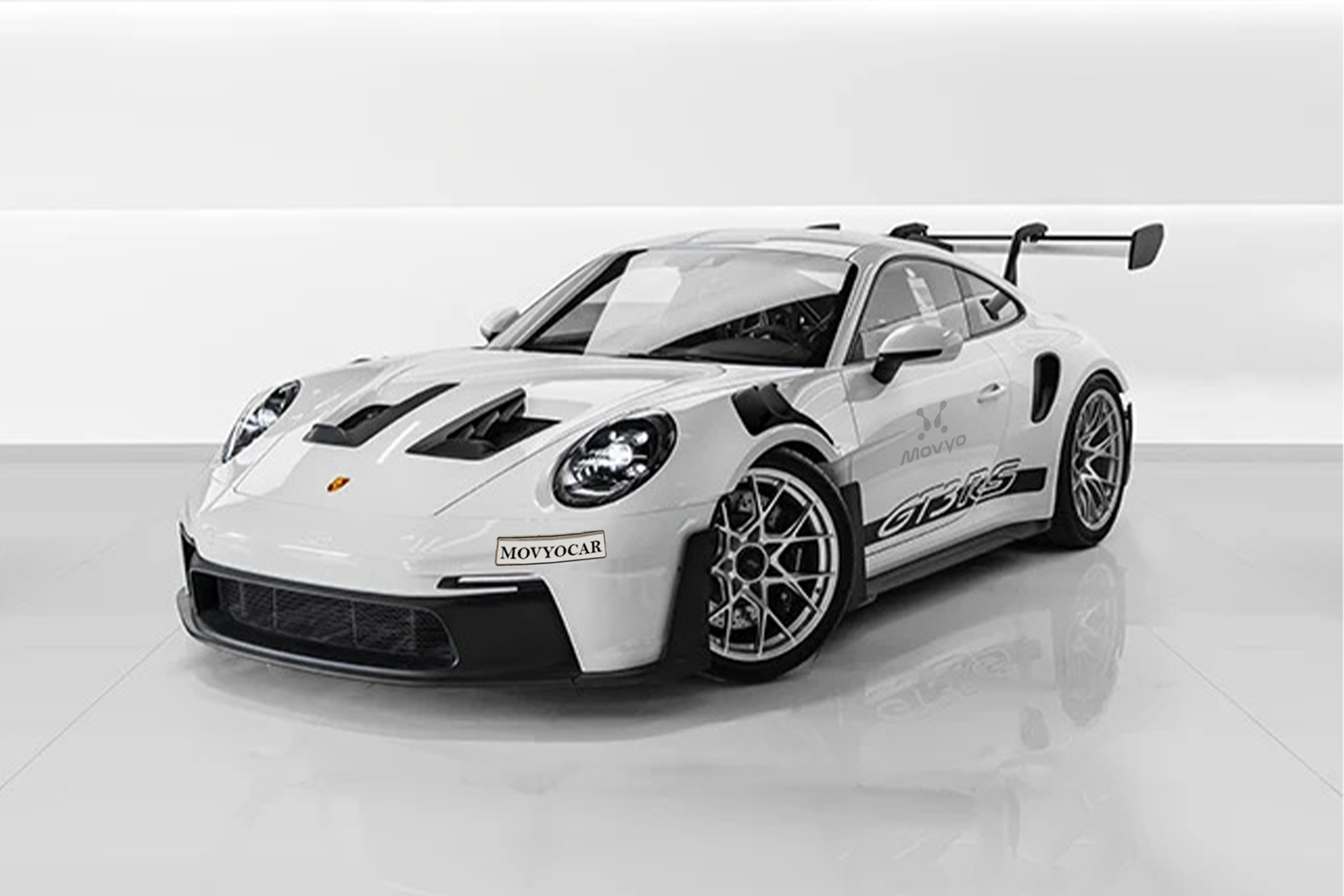 Movyocar Porsche Gt3 Rs White car rental in dubai