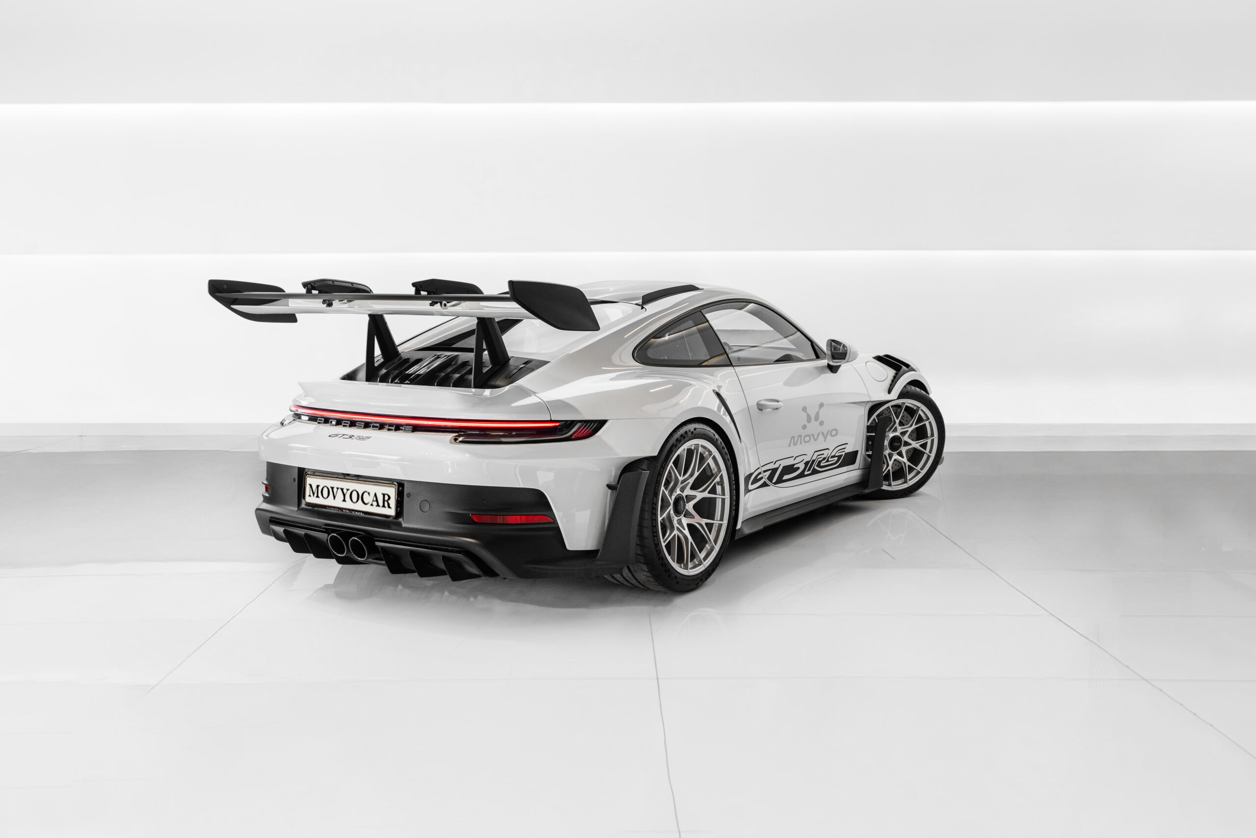 Movyocar Porsche Gt3 Rs White car rental in dubai