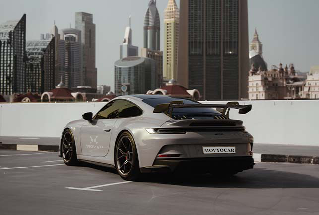 Movyocar Porsche Gt3 Nardo Gray car rental in dubai