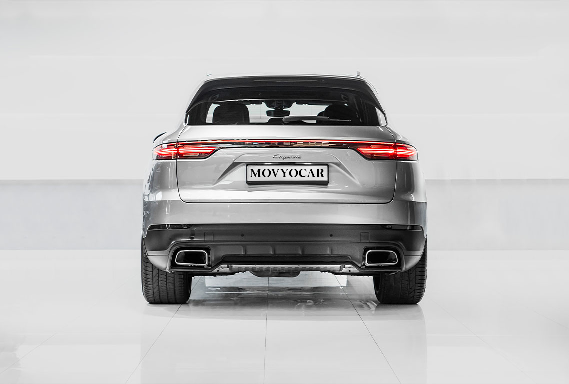 Movyocar Porsche Cayenne Silver car rental in dubai