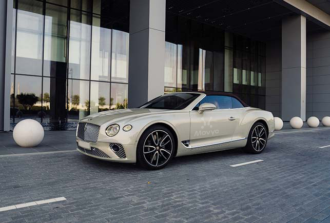 Movyocar Bentley Gtc Convertible car rental in dubai