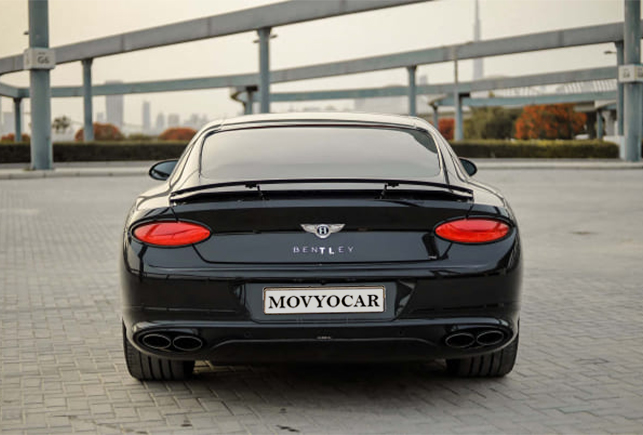 Movyocar Bentley Continental Gt Black car rental in dubai