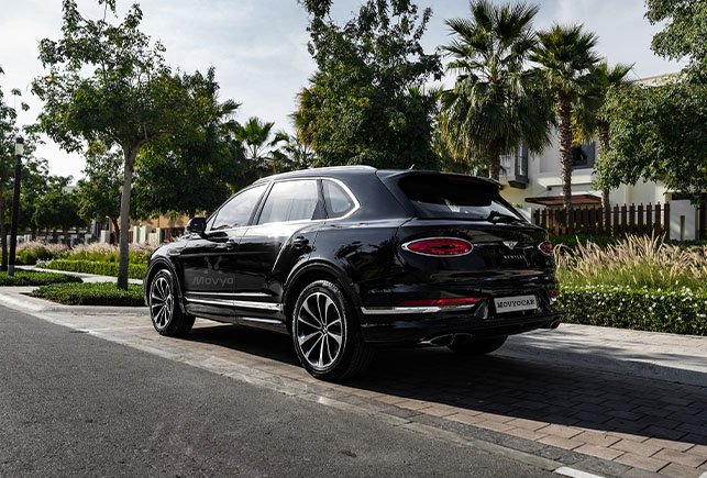 Movyocar Bentley Bentayga Black car rental in dubai