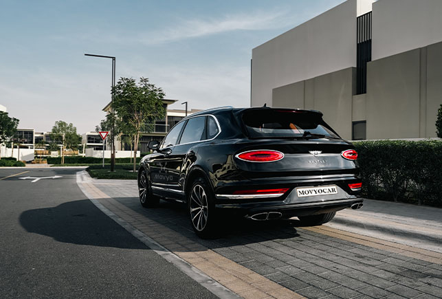 Movyocar Bentley Bentayga Black car rental in dubai