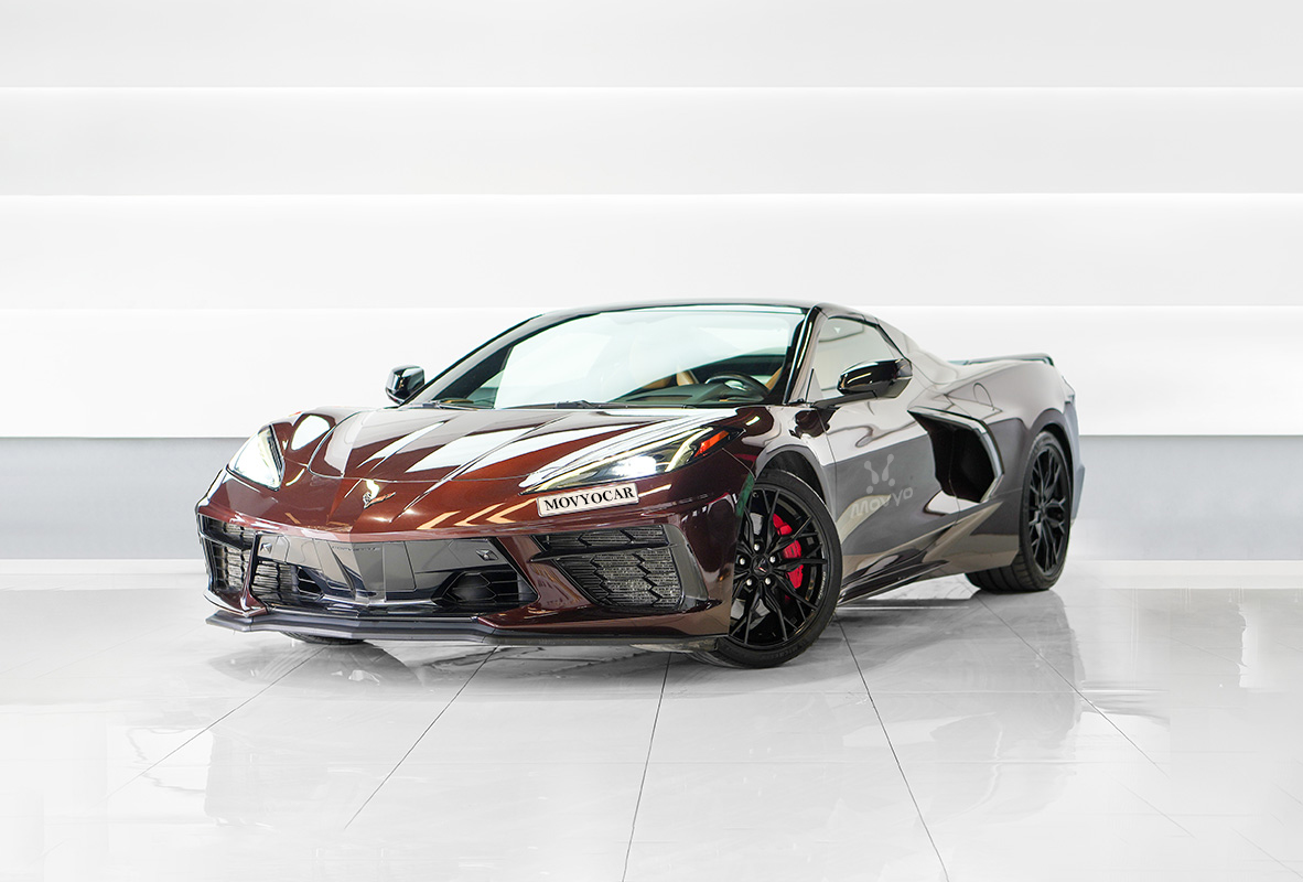 Movyocar Chevrolet Corvette Convertible car rental in dubai