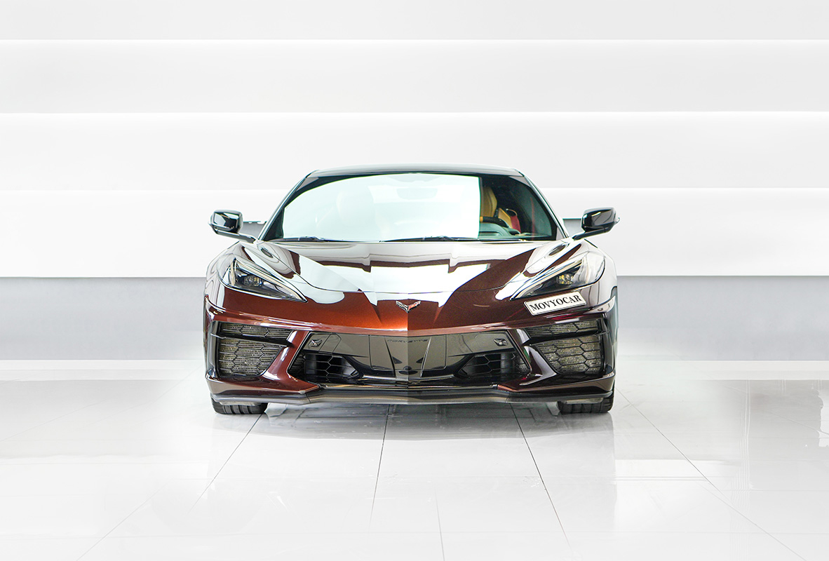 Movyocar Chevrolet Corvette Convertible car rental in dubai
