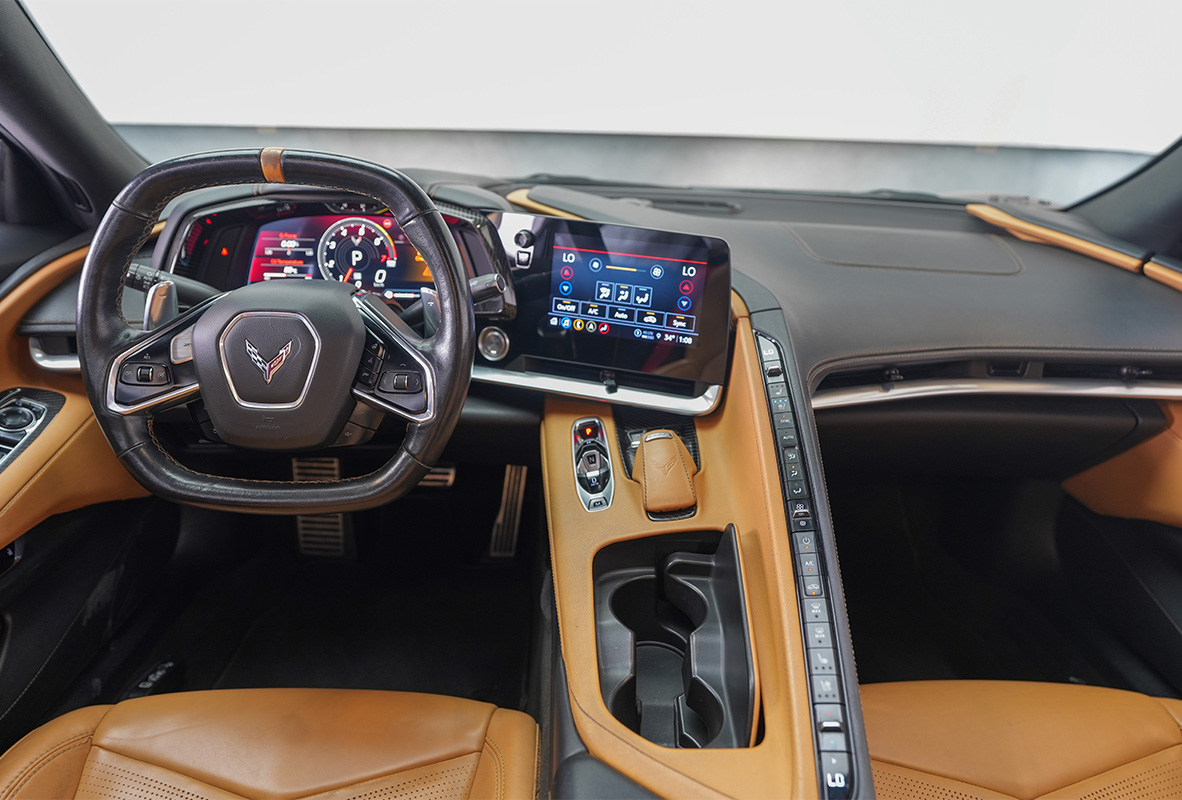 Movyocar Chevrolet Corvette Convertible car rental in dubai