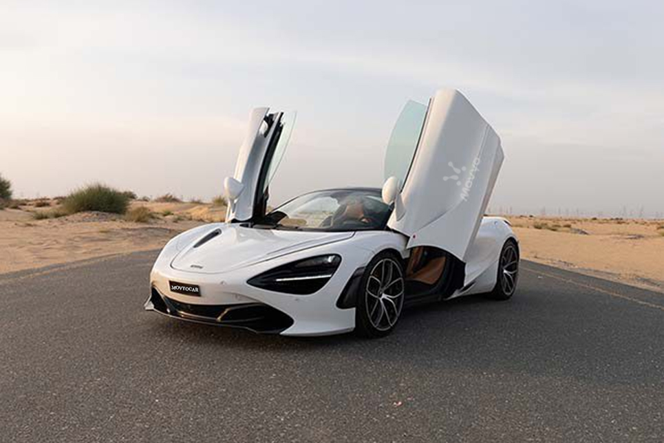 Movyocar Mclaren 720s Spider car rental in dubai