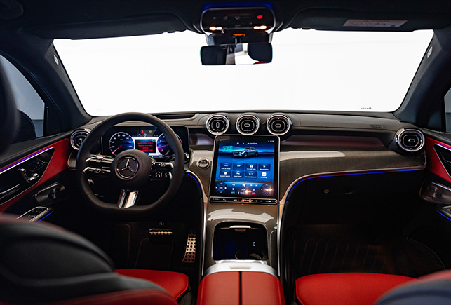 Movyocar Mercedes Glc 200 Black car rental in dubai