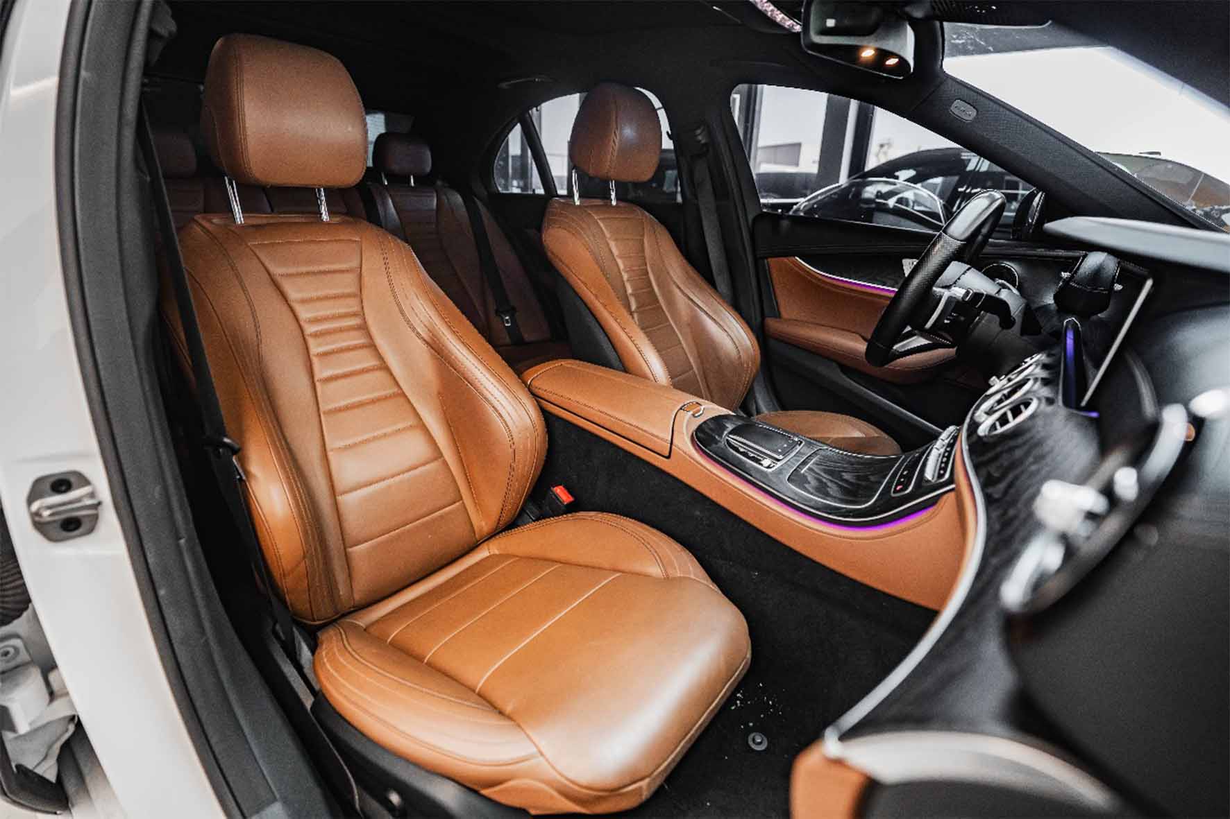 Movyocar Mercedes E 300 White car rental in dubai