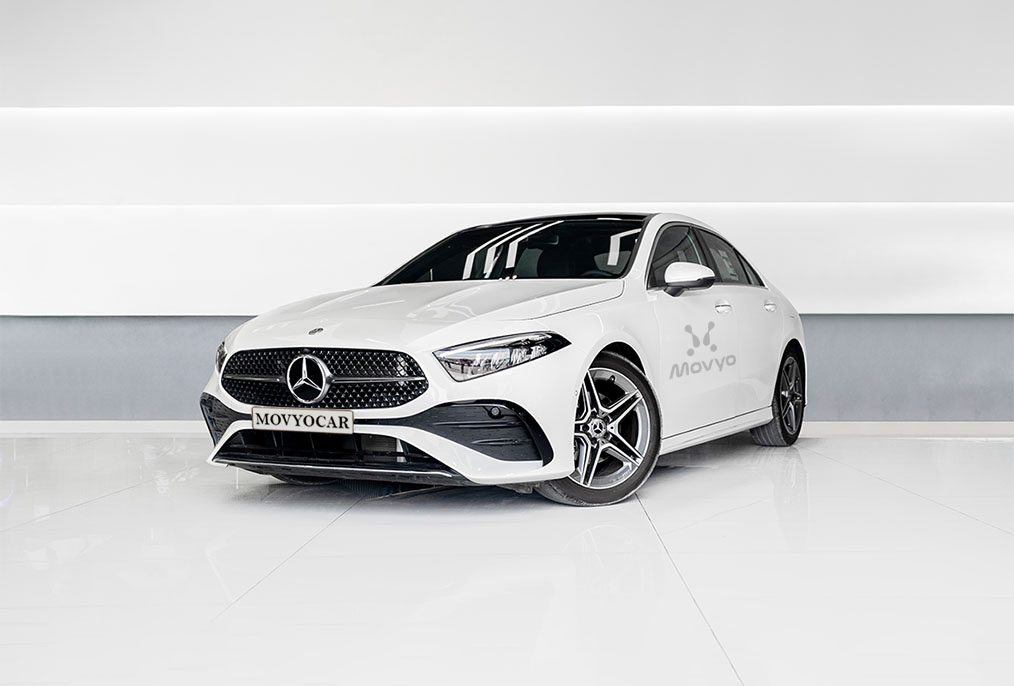 Movyocar Mercedes A200 White car rental in dubai