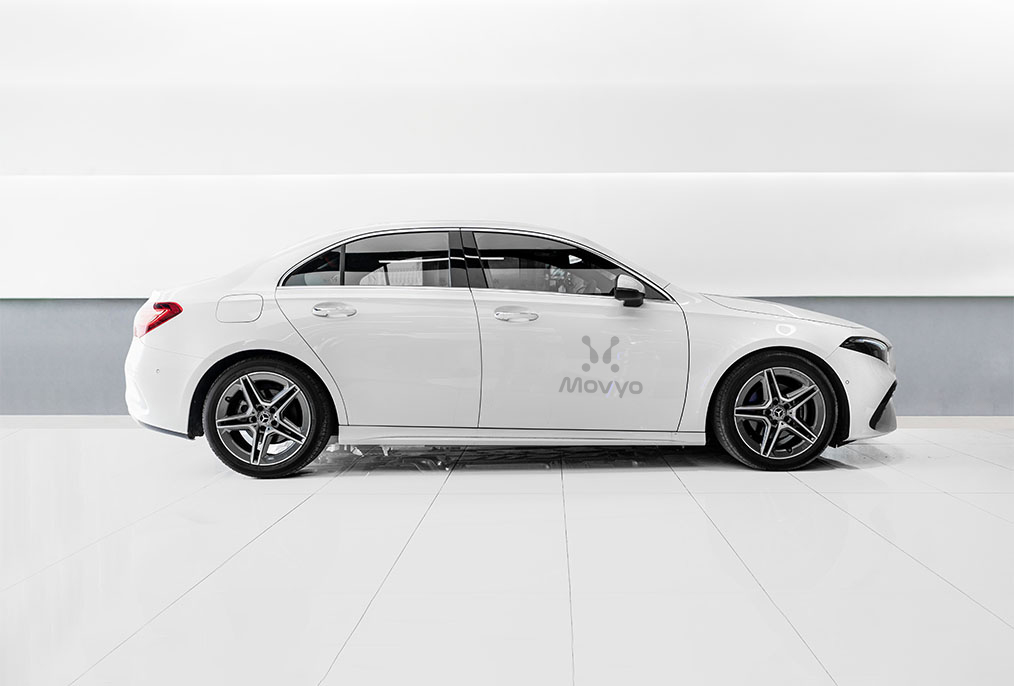 Movyocar Mercedes A200 White car rental in dubai