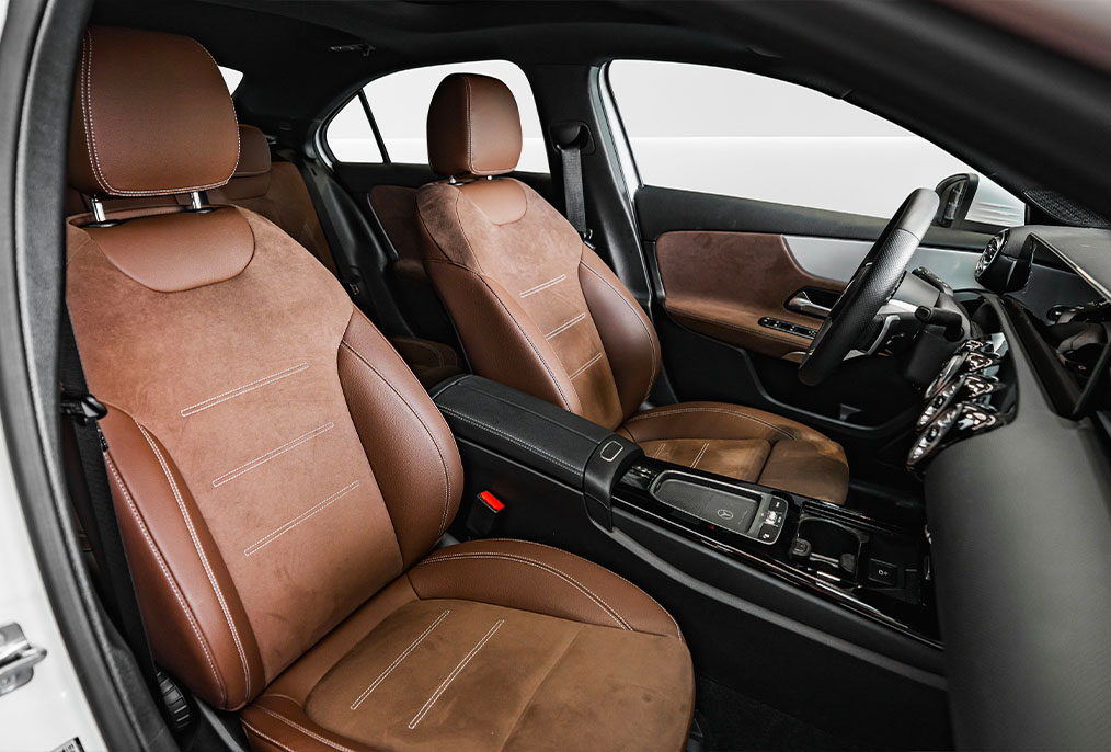 Movyocar Mercedes A200 White car rental in dubai