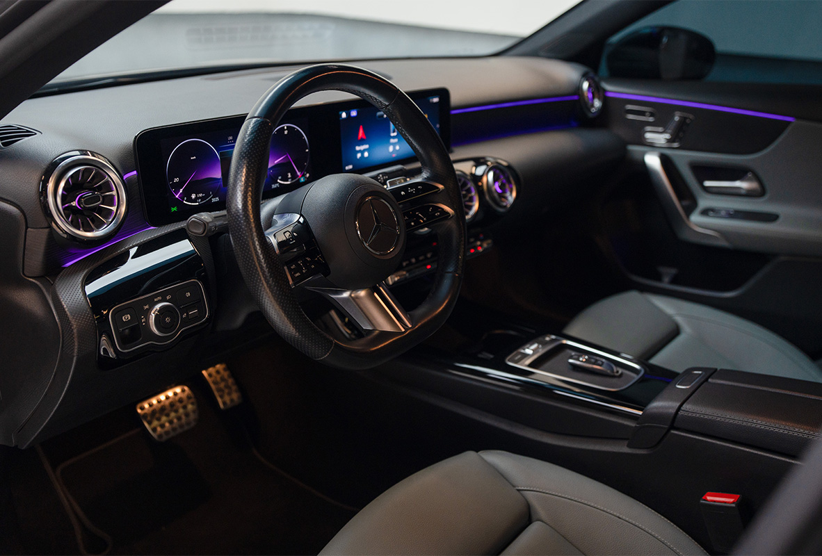 Movyocar Mercedes A200 Grey car rental in dubai