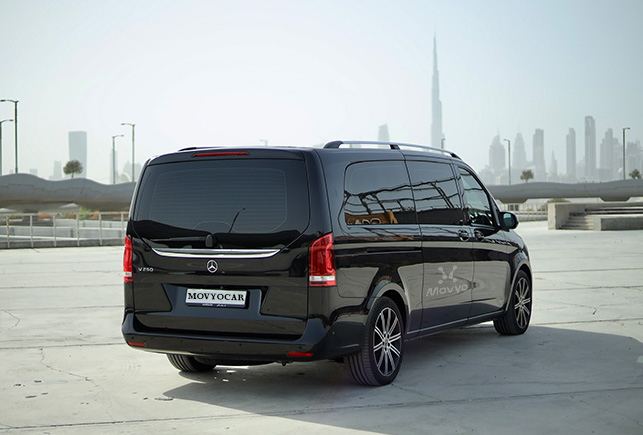 Movyocar Mercedes Vito Black car rental in dubai