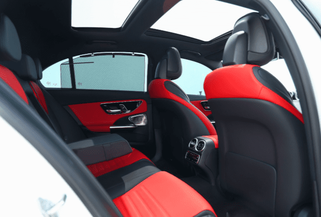 Movyocar Mercedes C200 White car rental in dubai