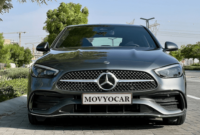 Movyocar Mercedes C200 Chrome car rental in dubai