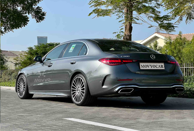 Movyocar Mercedes C200 Chrome car rental in dubai
