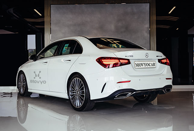 Movyocar Mercedes A 200 Amg White car rental in dubai