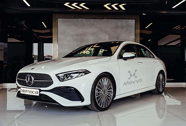Movyocar Mercedes A 200 Amg White car rental in dubai