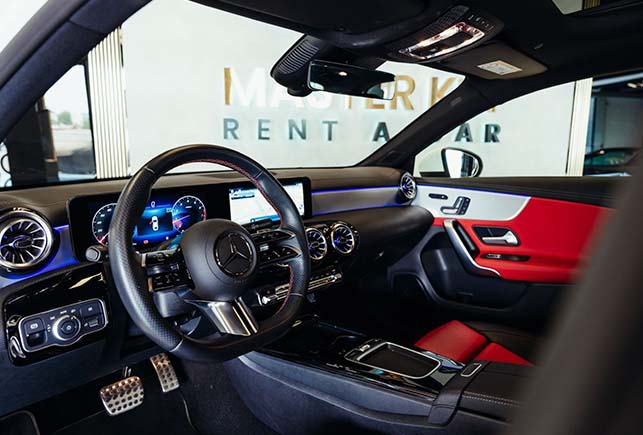 Movyocar Mercedes A 200 Amg White car rental in dubai