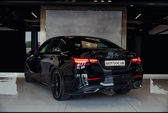 Movyocar Mercedes A 200 Amg Black car rental in dubai