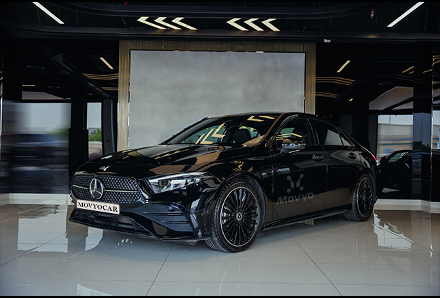 Movyocar Mercedes A 200 Amg Black car rental in dubai