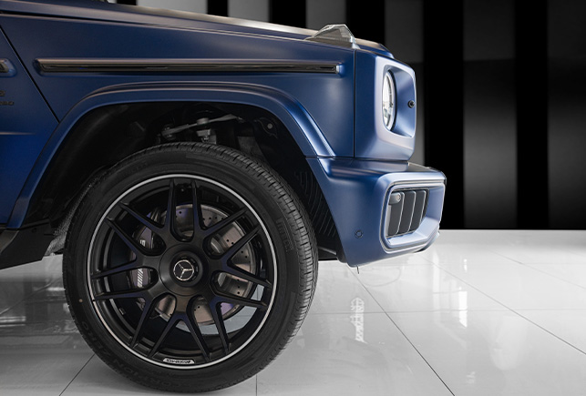 Movyocar 2025 Mercedes G63 Blue car rental in dubai